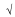 square root