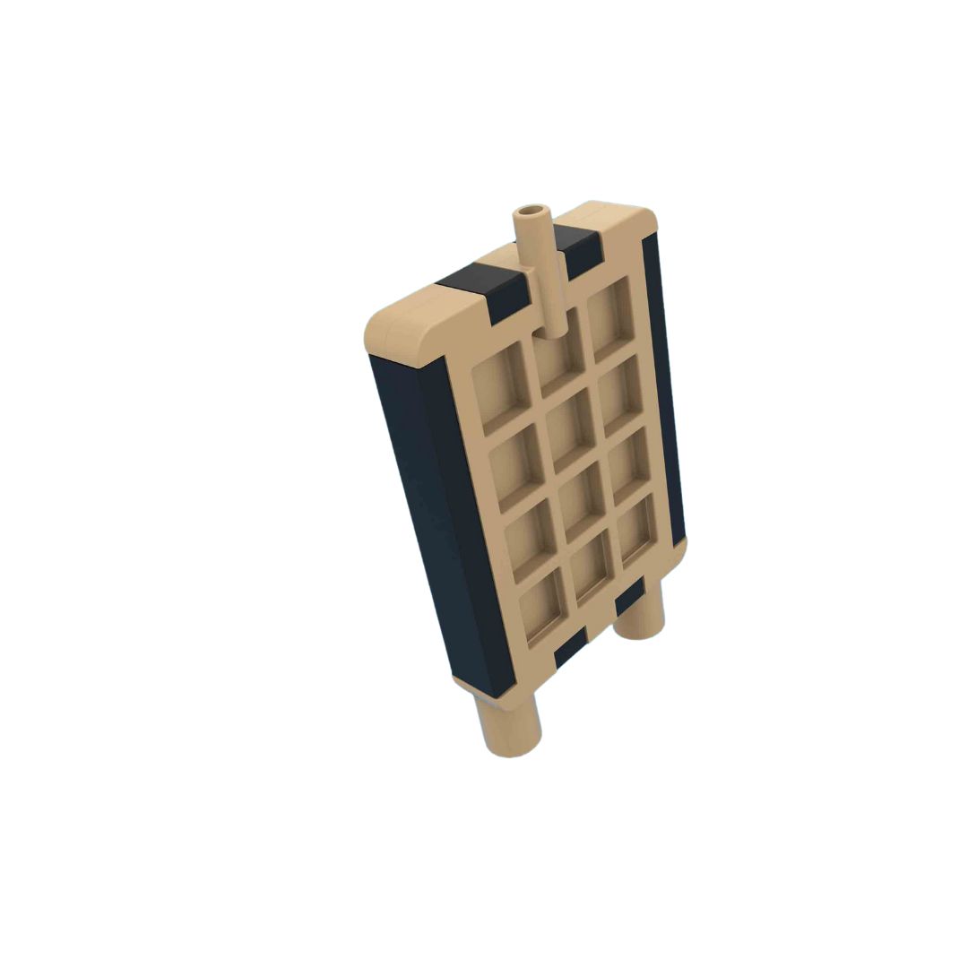 film degasser 3D at an angle